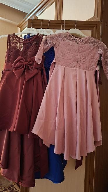 ted baker: Uşaq 2_3_4_5_6_7 _8 yaş üçün zərif şifon-dantelli don.

5 rangi var — 2