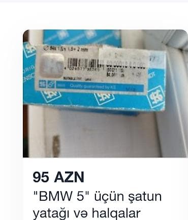 varta max tech: BMW 5 üçün şatun yatağı və halqalar - Marka: kolbensmit - Komplekt — 1