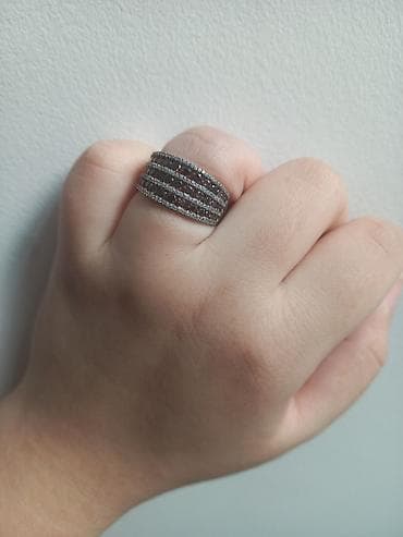 Кольцо, Серебро, 916 проба — 2