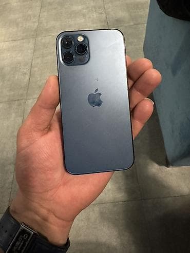 irşad telecom iphone 11: IPhone 12 Pro, 128 GB, Pacific Blue, Face ID — 2