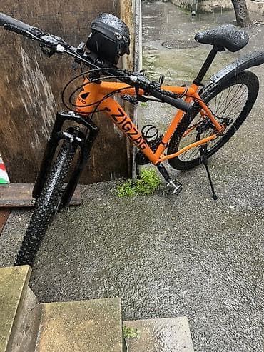 Ovçuluq və balıqçılıq: ZigZag dağ velosipedi – parlaq narıncı rəngdə, yüngül və möhkəm gövdə — 3