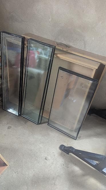 laminant parket: Yeni İkiqat şüşə paketi Plastik pəncərə, Еni: 85 sm, Uzunluğu: 157 sm — 2