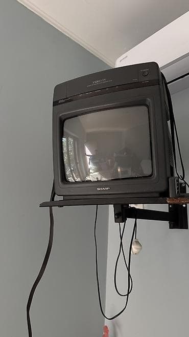 Sharp “Video TV” CRT televizor + divar üçün dönər kronşteyn - lalafo.az -da Sharp “Video TV” CRT televizor + divar üçün dönər kronşteyn -