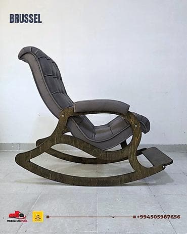 Новый, Кресло-качалка, Ткань, Есть кредит, Бесплатная доставка в черте города — 3