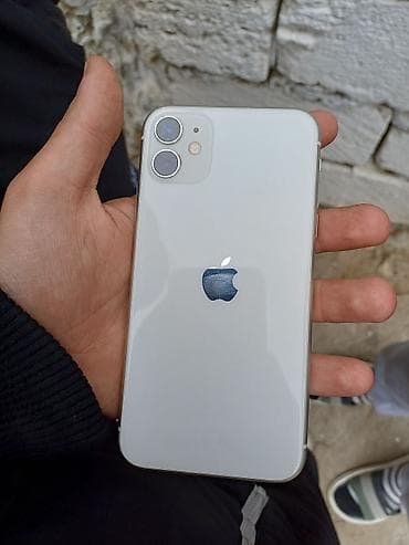 IPhone 11, 64 GB, Ağ, Face ID