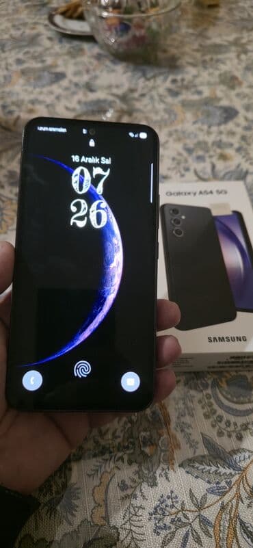 samsun a16: Samsung Galaxy A54 5G, rəng - Qara, Barmaq izi — 1
