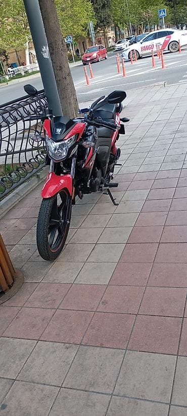 haojue: . moto cox seliqeli surulub cemi 1800km.yol gedib qaraj seraitinde — 9