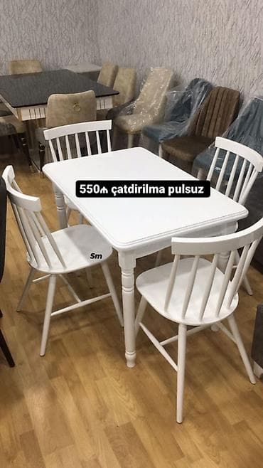 xan cinarı: *xanımların seçimi* *Stol stul desdi desdin qiyməti 550₼* Ölçü masa — 1
