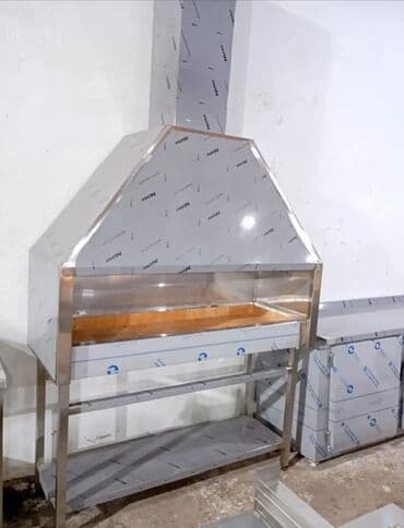 havalandırma matorları: Paslanmayan metaldan hazırlanmış, tüstünü çıxarmaq üçün nəzərdə — 1