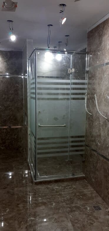 hamam ucun duş kabinleri: Yeni Arakəsmə, Düzbucaqlı, Pulsuz çatdırılma — 1