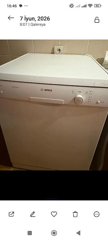 Bosch qabyuyan maşın – tam ölçülü, sərbəst quraşdırılan model
