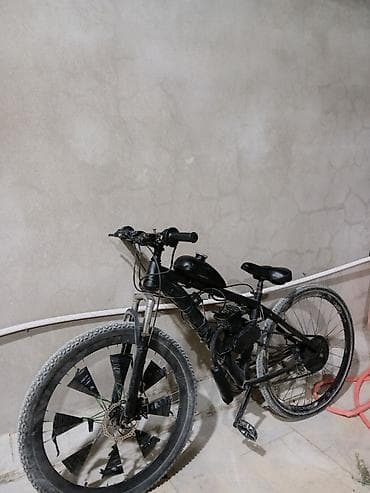 disk teker: Motorla təchiz olunmuş velosiped təqdim olunur. Model klassik — 2