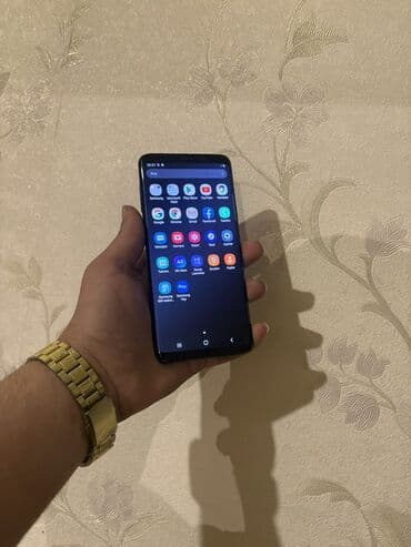 galaxy s8 plus: Samsung Galaxy S9, цвет - Черный, Беспроводная зарядка — 3