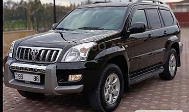 Toyota Land Cruiser Prado (120 seriya) – qara rəngli, tam ölçülü 7 lalafo.az -da Toyota Land Cruiser Prado (120 seriya) – qara rəngli, tam ölçülü 7