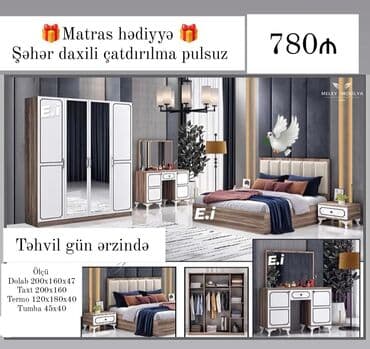 2 nəfərlik carpayı: Yataq desti yeni — 1