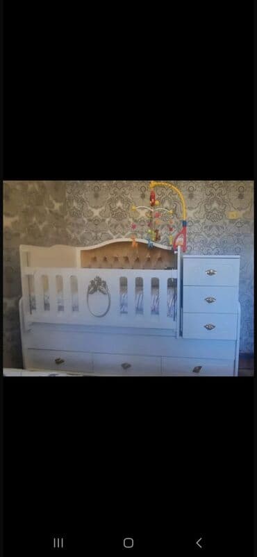 Digər uşaq mebeli: Oğlan və qız üçün, İşlənmiş, Beşik, Komod — 2