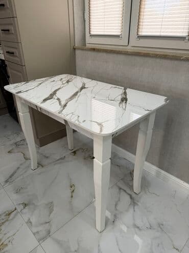 mərmər masa: Klassik masa, Açılmayan, Mərmər, Dördbucaq masa — 4