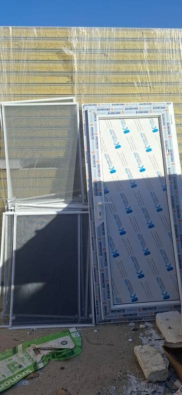 çəpər setka: Yeni İkiqat şüşə paketi Plastik pəncərə, Еni: 2 sm, Uzunluğu: 5 sm, Ödənişli quraşdırma — 22