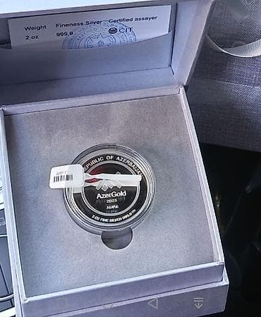 9: Məhsul: “Qafqaz Bəbiri” xatirə sikkəsi – AzerGold.gift QÜMÜŞ SİKKƏ 63 — 2