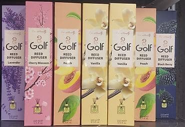 Golf Reed Diffuser – ev və ofis üçün çubuqlu otaq ətiri. 110 ml (3.7 — 1