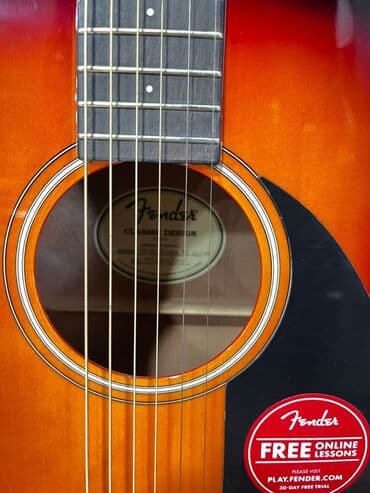 yamaha akustik piano: Akustik gitara, Fender, 6 sim, Yeni, Pulsuz çatdırılma — 3