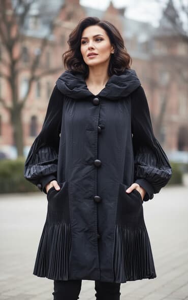 Plaş, L, rəng - Qara