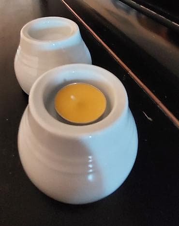 guzgu samdan: Şamdan ag reng her iki teretin istifade etmek olur. arxasina uzun şam — 7