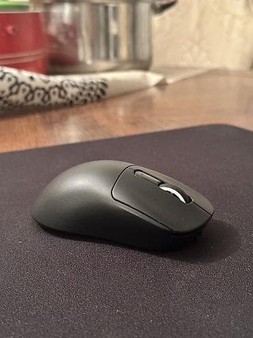 rgb mouse: ATTACK Shark X3 simsiz kompüter siçanı - Rəng: Qara, mat səth - — 1