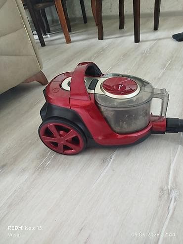 ikinci el 15 pro max: Qırmızı rəngli Gairmic tozsoran - Güc: 3600W (üst paneldə — 7