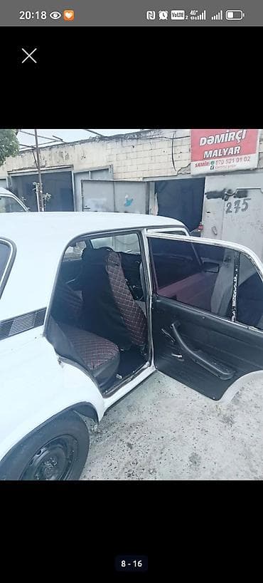 2107 matoru: VAZ 2107, ağ rəng, sedan kuzov, 4 qapı. Kredit mümkündür — 5