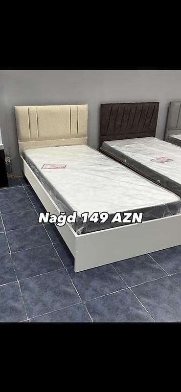 taxt dosekleri: Tək ölçülü çarpayı dəsti – baza + matrasiya - Komplekt: taxta — 2