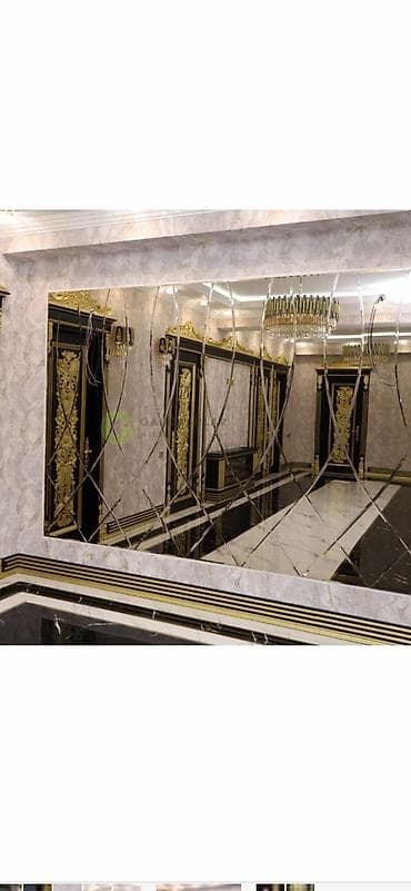 divar paneleri: Güzgü Divar üçün, Dairə, Dekorativ, Çərçivə ilə — 10