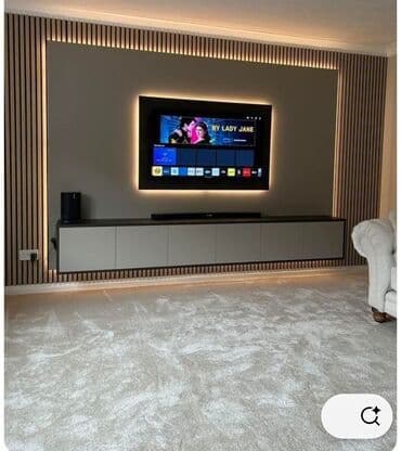 obşifka taxta: Düz TV altlığı, Polkalı, Taxtalı — 6