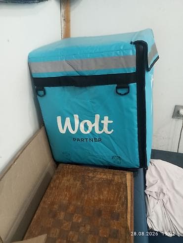 Wolt Partner termo çatdırılma çantası - Rəng: firma mavi, “Wolt — 4