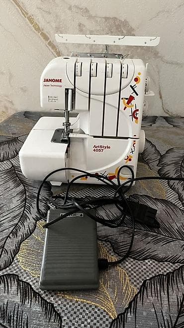 janome 500e: Tikiş maşını Janome, İşlənmiş,Overlok, 6 saplı — 5