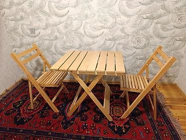 şuşə masa: Balkon üçün, Qatlanan, Kvadrat masa — 2