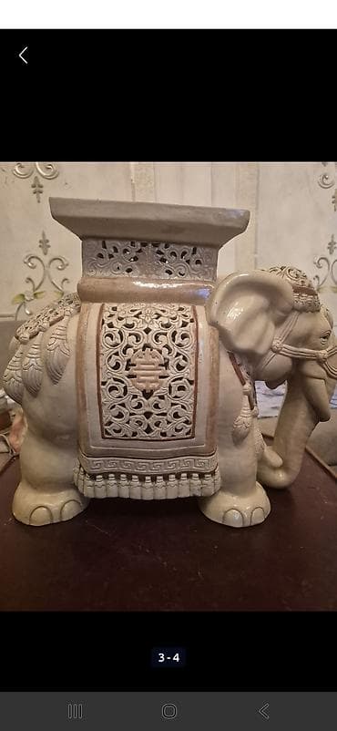 alçıpandan fiqurlar: Fiqur, Keramika, rəng - Bej — 1