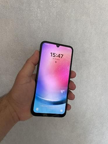 Samsung Galaxy A24 4G, rəng - Qara, İki sim kartlı