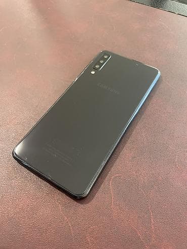 samsung a70 orjinal ekran: Samsung Galaxy A7 2018, 64 GB, rəng - Qara, İki sim kartlı — 3