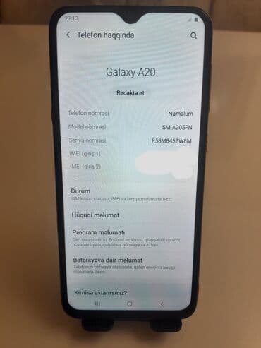 BYD: Samsung Galaxy A20, 32 GB, rəng - Qırmızı, İki sim kartlı — 5