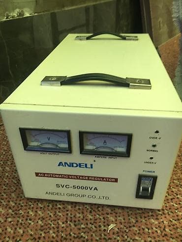 delta stabilizator: İŞLƏK VƏZİYYƏTDƏDİR ANDELI SVC-5000VA – AC Automatic Voltage — 2