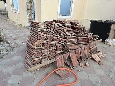 dam örtükləri: Keramik çerepitsa, rəng - Bordo — 1