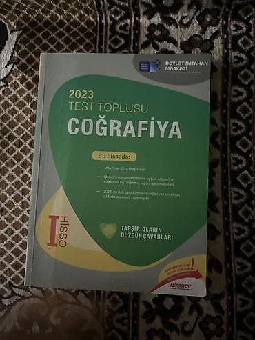 informatika pdf yukle: Məhsul: 2023 “Coğrafiya – Test Toplusu”, I hissə Təsvir: - Nəşriyyat — 1