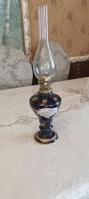 isma taurus: Porcelan korpuslu, klassik kerosin lampası.tam orginaldır. İşlənməyib — 4
