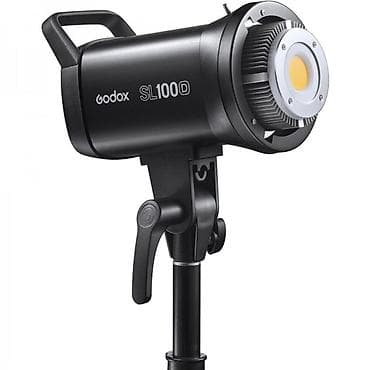 video reqistrator: Godox SL100D LED Video İşığı - Güc: 100W LED COB mənbə, yüksək — 1
