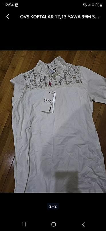 Bayram kostyumları: OVS kofta dəsti – 12-13 yaş üçün, ikisi bir yerdə. - Rəng: ağ - — 2