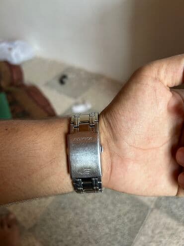 qarin ve bel piylerini eritmek: İşlənmiş, Qol saatı, Casio, rəng - Gümüşü — 1