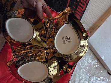 parca: Yep yenidi. Life Smile Royal Porcelain üç bölməli servis qabı - — 4