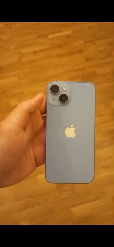 Mərmər effektli PVC panellər: IPhone 14, Mavi, Face ID — 1
