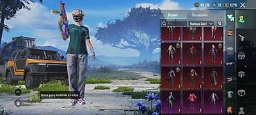 PUBG Mobile oyun hesabı – zəngin kolleksiya - Valyuta və səviyyələr